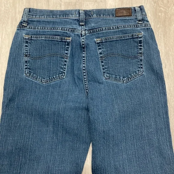Lee Relaxed Straight Leg Classic Blue Women's Jeans Waist 30 - Picture 11 of 14